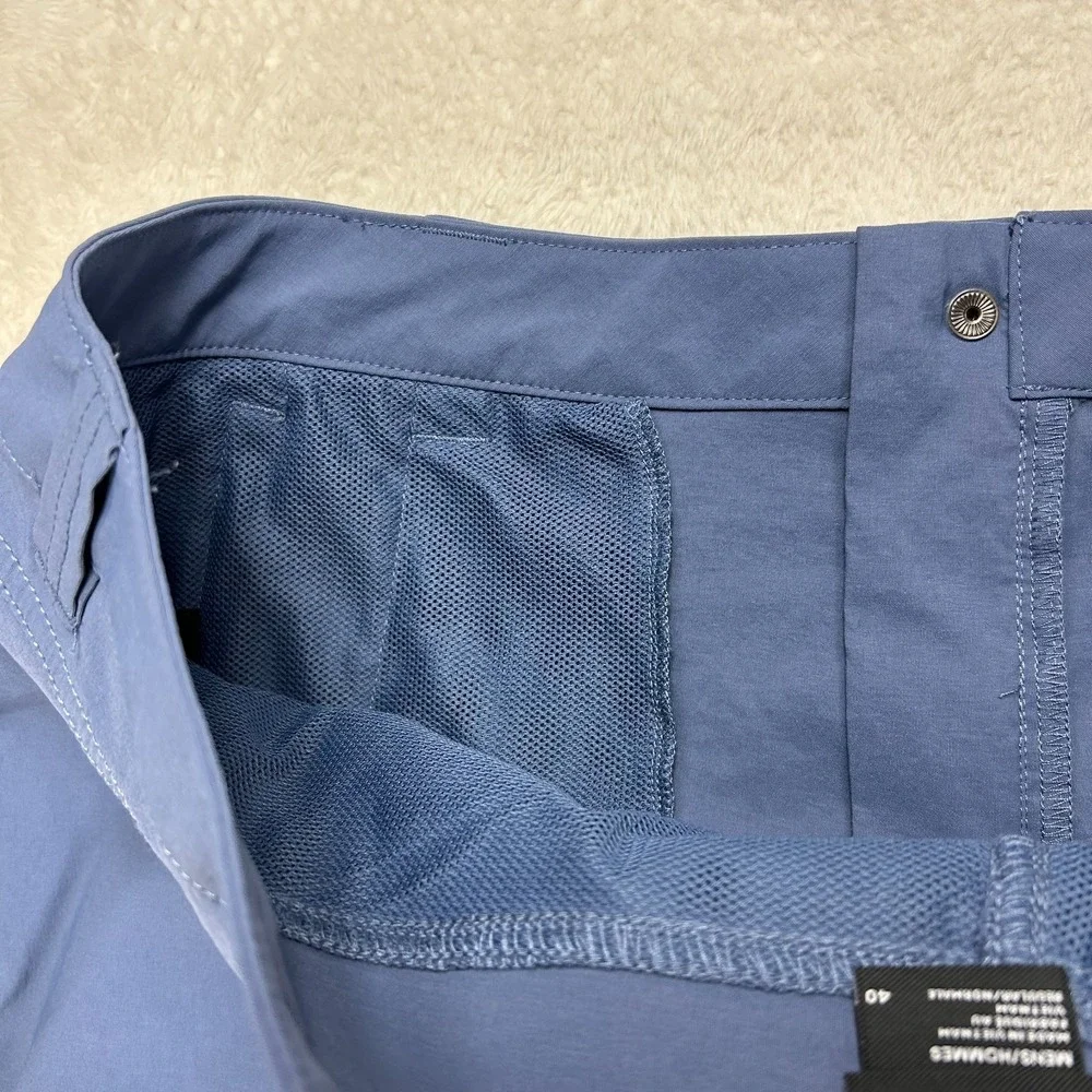 The North Face Retrc Tech III Hiking Pants Mens 40 Blue Flash Dry Outdoor Travel